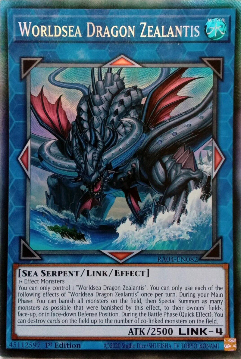 Worldsea Dragon Zealantis (PCR) (RA04-EN082) [Quarter Century Stampede]