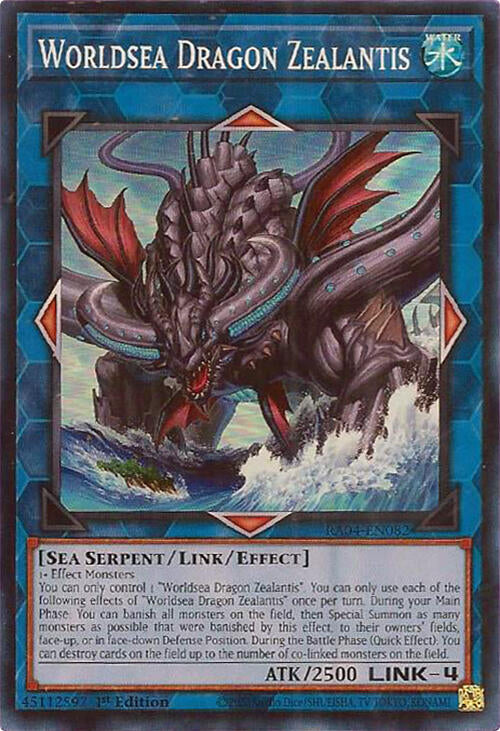 Worldsea Dragon Zealantis (RA04-EN082) [Quarter Century Stampede]