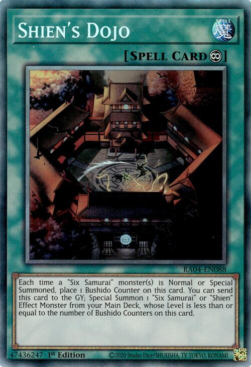 Shien's Dojo (PCR) (RA04-EN088) [Quarter Century Stampede]