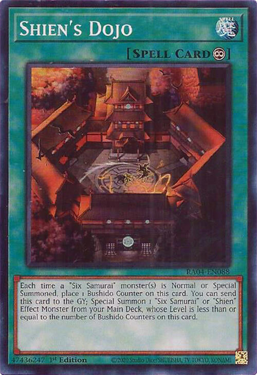 Shien's Dojo (RA04-EN088) [Quarter Century Stampede]