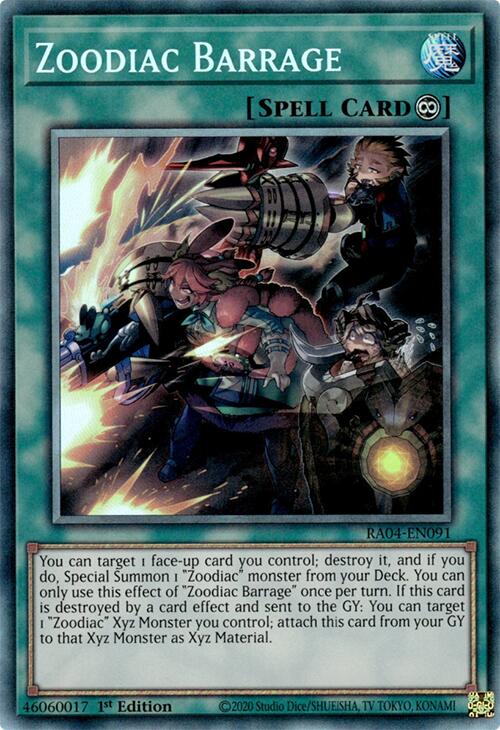 Zoodiac Barrage (PCR) (RA04-EN091) [Quarter Century Stampede]