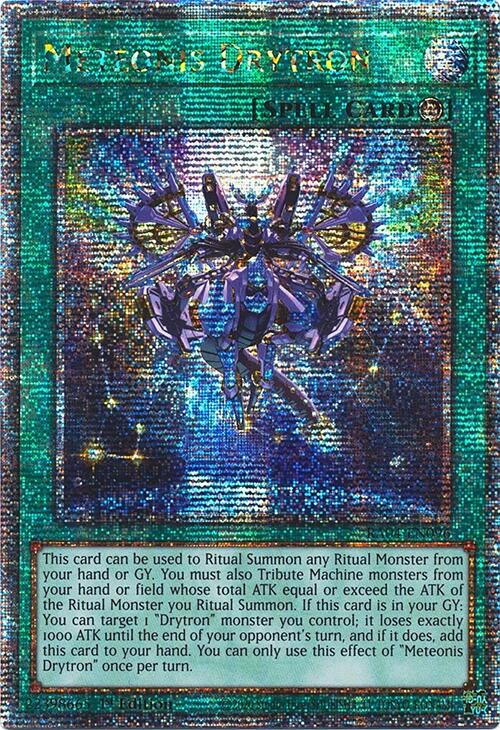 Meteonis Drytron (Quarter Century Secret Rare) (RA04-EN096) [Quarter Century Stampede]