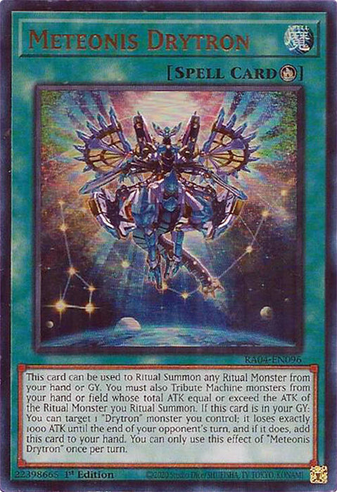 Meteonis Drytron [RA04-EN096] Ultra Rare