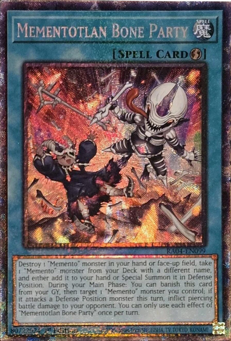 Mementotlan Bone Party (PCR) (RA04-EN099) [Quarter Century Stampede]