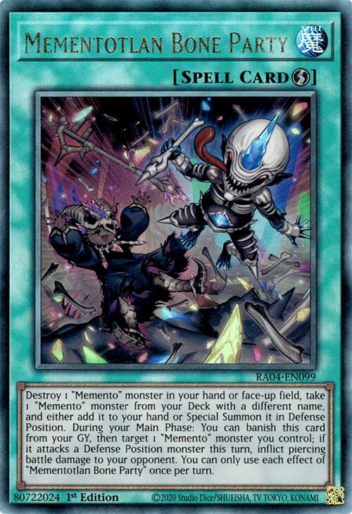 Mementotlan Bone Party (PUR) (RA04-EN099) [Quarter Century Stampede]