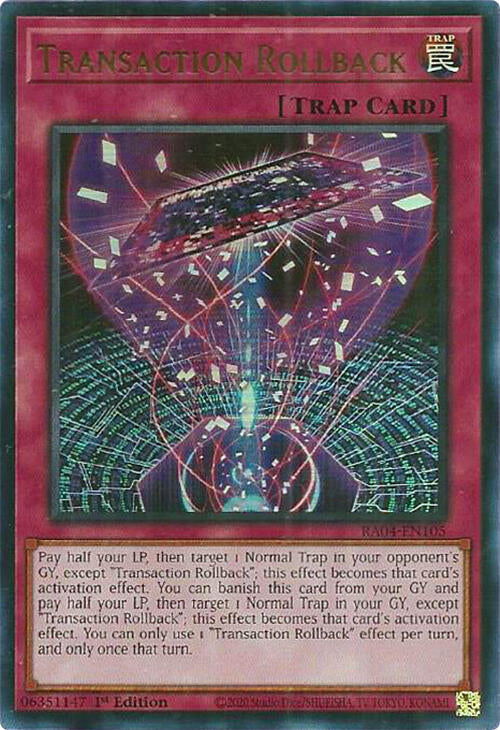 Transaction Rollback (UR) (RA04-EN105) [Quarter Century Stampede]