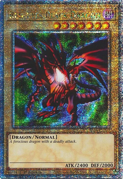 Red-Eyes Black Dragon (4th Art) [RA04-EN109] Quarter Century Secret Rare