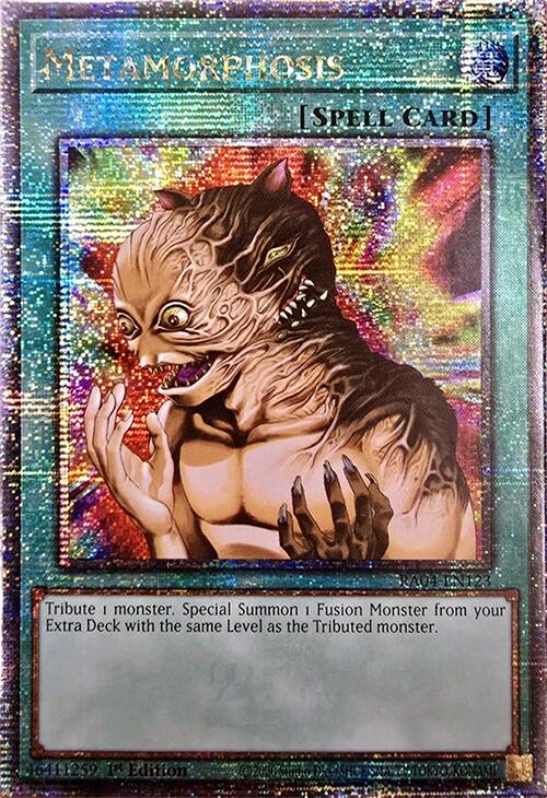 Metamorphosis (Quarter Century Secret Rare) (RA04-EN123) [Quarter Century Stampede]
