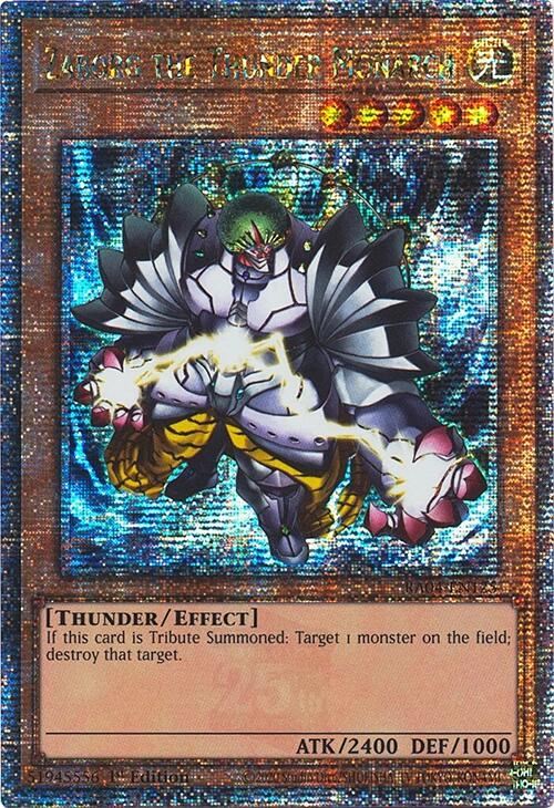 Zaborg the Thunder Monarch (Quarter Century Secret Rare) (RA04-EN125) [Quarter Century Stampede]
