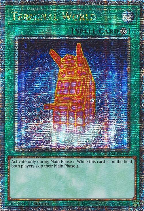 Terminal World (Quarter Century Secret Rare) (RA04-EN148) [Quarter Century Stampede]