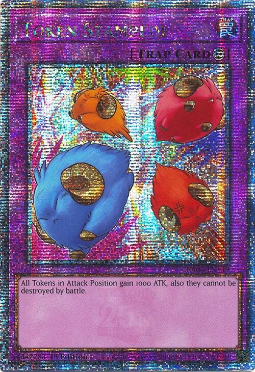 Token Stampede (Quarter Century Secret Rare) (RA04-EN149) [Quarter Century Stampede]