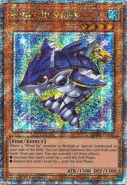 Wind-Up Shark (Quarter Century Secret Rare) (RA04-EN180) [Quarter Century Stampede]
