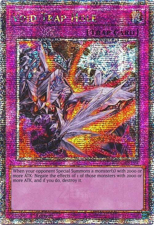 Void Trap Hole (Quarter Century Secret Rare) (RA04-EN190) [Quarter Century Stampede]