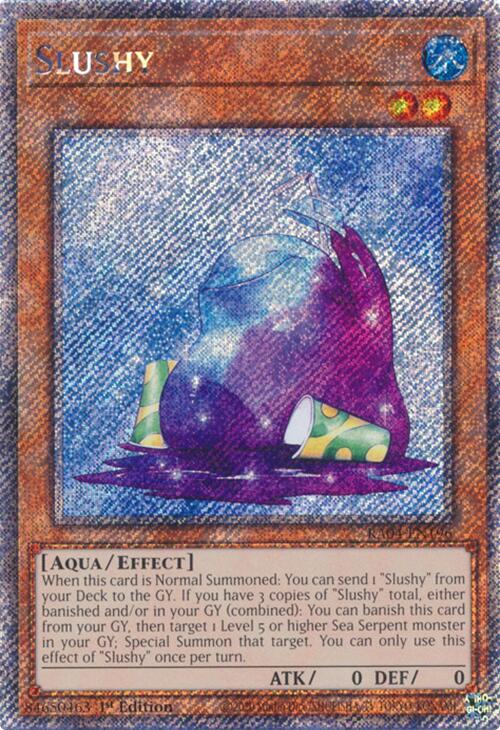 Slushy (Platinum Secret Rare) (RA04-EN196) [Quarter Century Stampede]