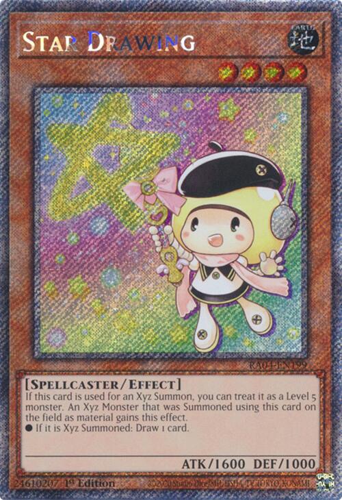 Star Drawing (Platinum Secret Rare) (RA04-EN199) [Quarter Century Stampede]