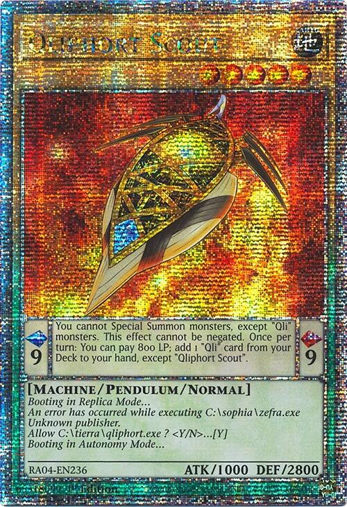 Qliphort Scout (Quarter Century Secret Rare) (RA04-EN236) [Quarter Century Stampede]