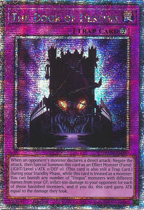 The Door of Destiny [RA04-EN240] Quarter Century Secret Rare