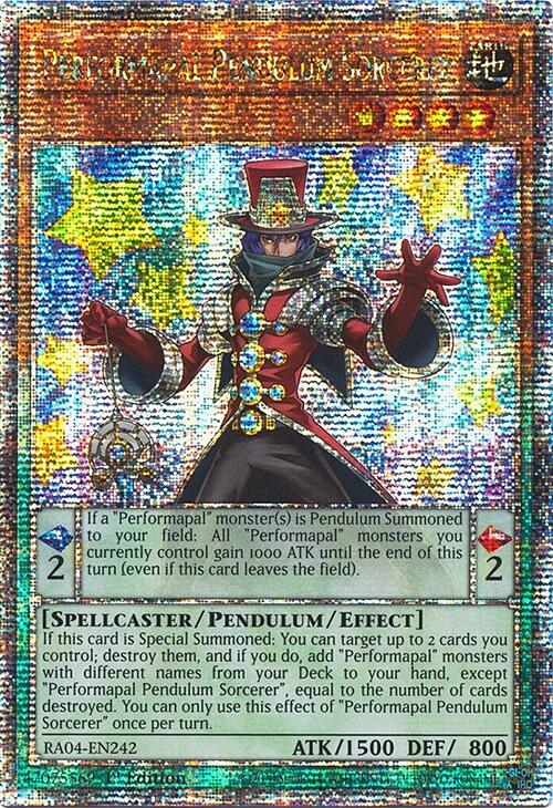 Performapal Pendulum Sorcerer (Quarter Century Secret Rare) (RA04-EN242) [Quarter Century Stampede]