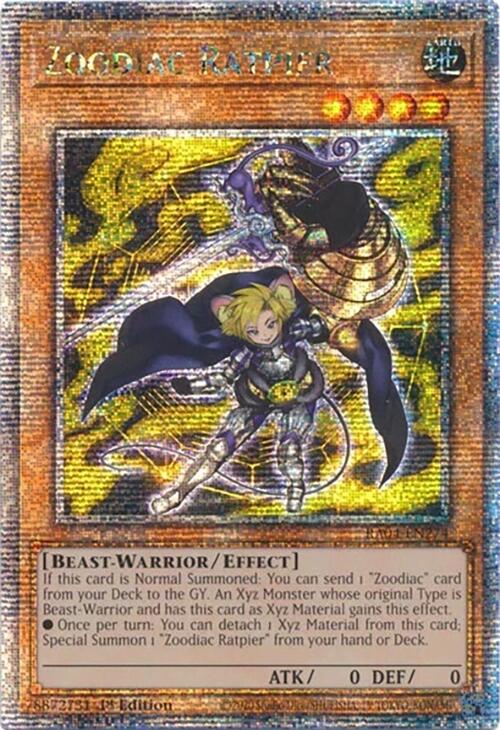 Zoodiac Ratpier (Quarter Century Secret Rare) (RA04-EN274) [Quarter Century Stampede]