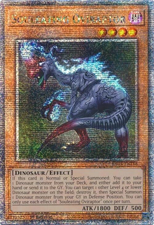 Souleating Oviraptor (Quarter Century Secret Rare) (RA04-EN288) [Quarter Century Stampede]