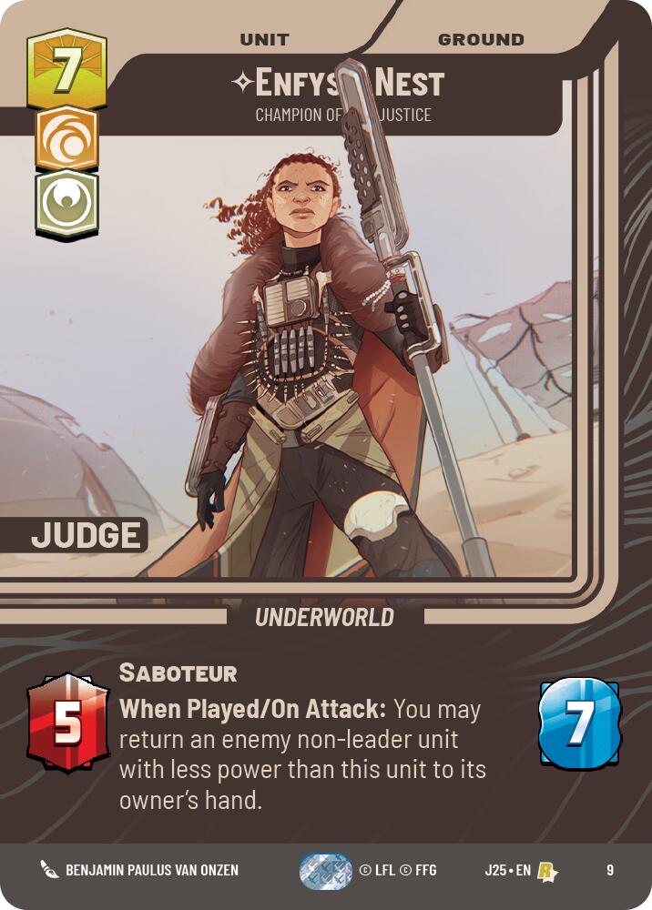 Enfys Nest - Champion of Justice (9) [Judge Promos]