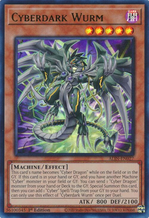 Cyberdark Wurm [ALIN-EN027] Ultra Rare