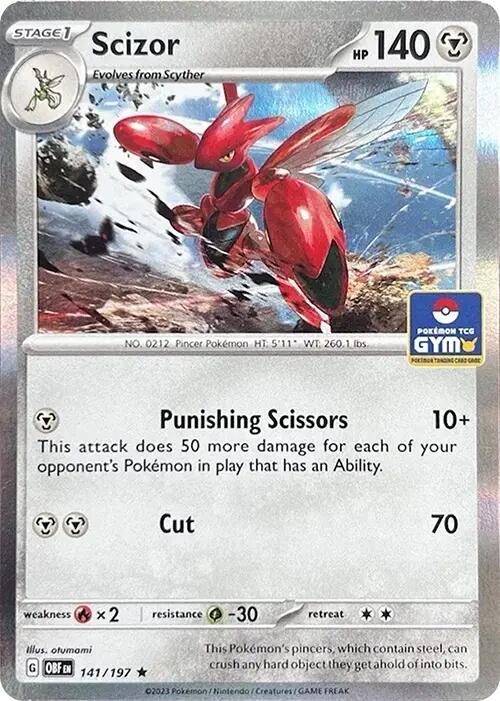 Scizor - 141/197 (Pokemon Gym Promo) (141/197) [Miscellaneous Cards & Products]