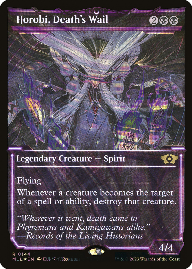 Horobi, Death's Wail (Halo Foil) (144) [March of the Machine: Multiverse Legends]