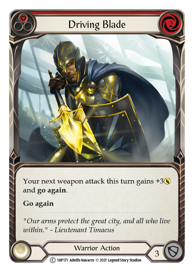 Driving Blade (Red) (1HP171) [History Pack Vol.1]