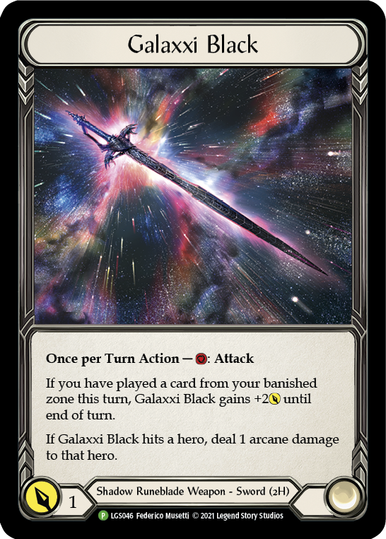 Galaxxi Black - LGS046 (LGS046) [Flesh and Blood: Promo Cards]