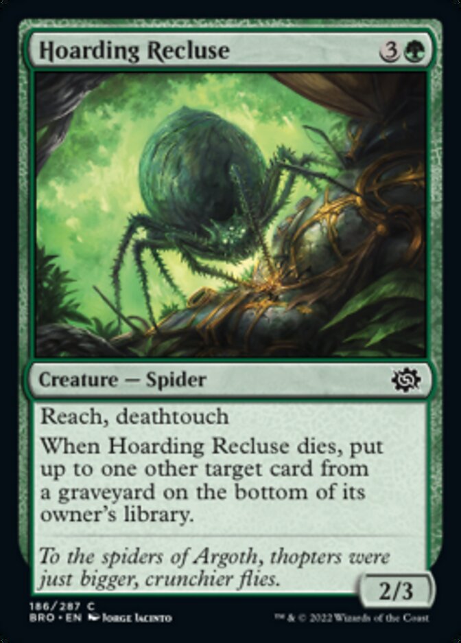 Hoarding Recluse (186) [The Brothers' War]