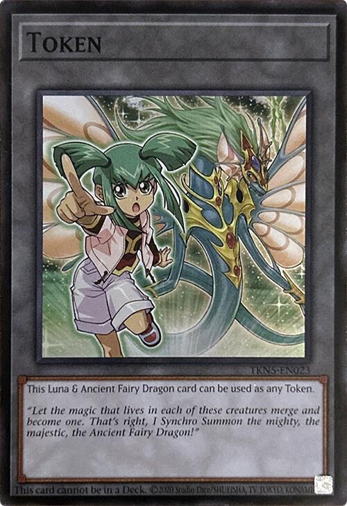 Token: Luna & Ancient Fairy Dragon (TKN5-EN023) [Alliance Insight]
