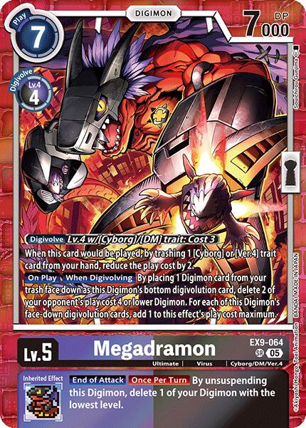 Megadramon (EX9-064 SR) [Versus Monsters]