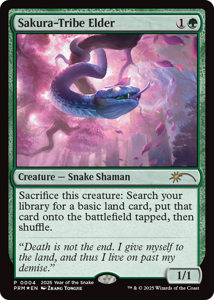 Sakura-Tribe Elder (Year of the Snake 2025) (4) [Standard Showdown Promos]