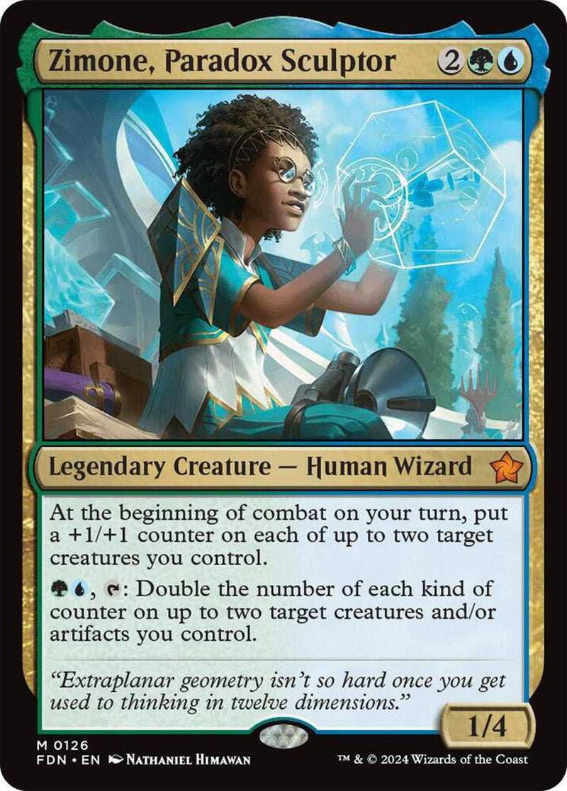Zimone, Paradox Sculptor (126) [Promo Pack: Tarkir: Dragonstorm]