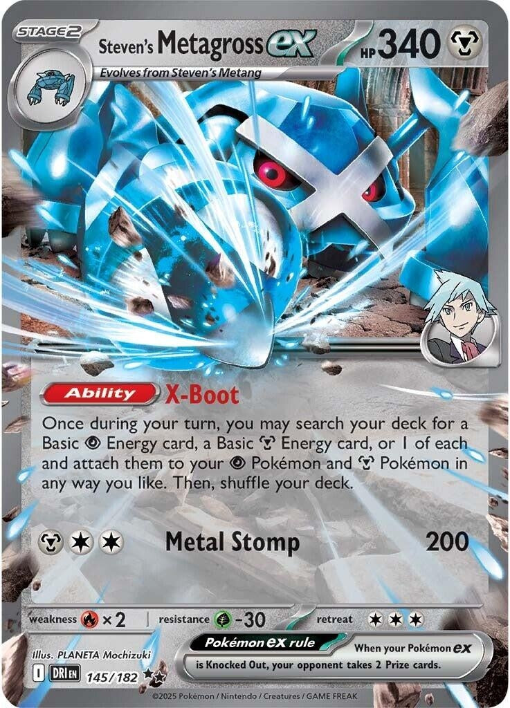 Steven's Metagross ex (145/182) [SV10: Destined Rivals]