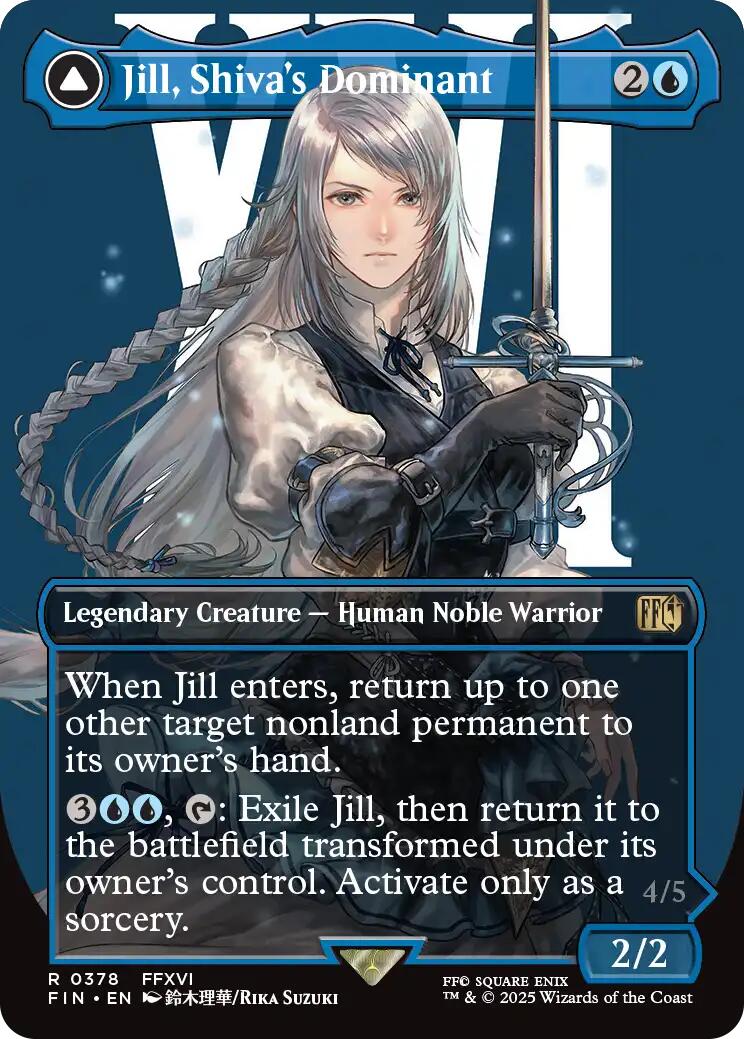 Jill, Shiva's Dominant (Borderless) (378) [FINAL FANTASY]