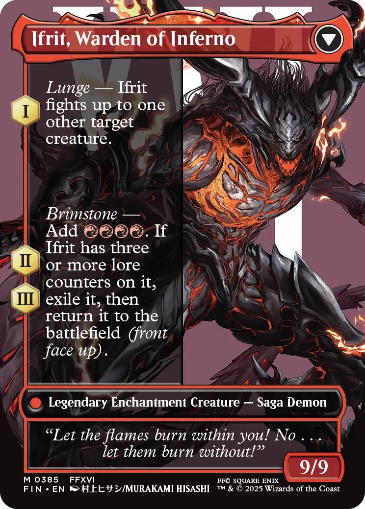 Clive, Ifrit's Dominant (0385) (Borderless) (385) [FINAL FANTASY]
