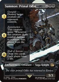 Summon: Primal Odin (Borderless) [FINAL FANTASY]