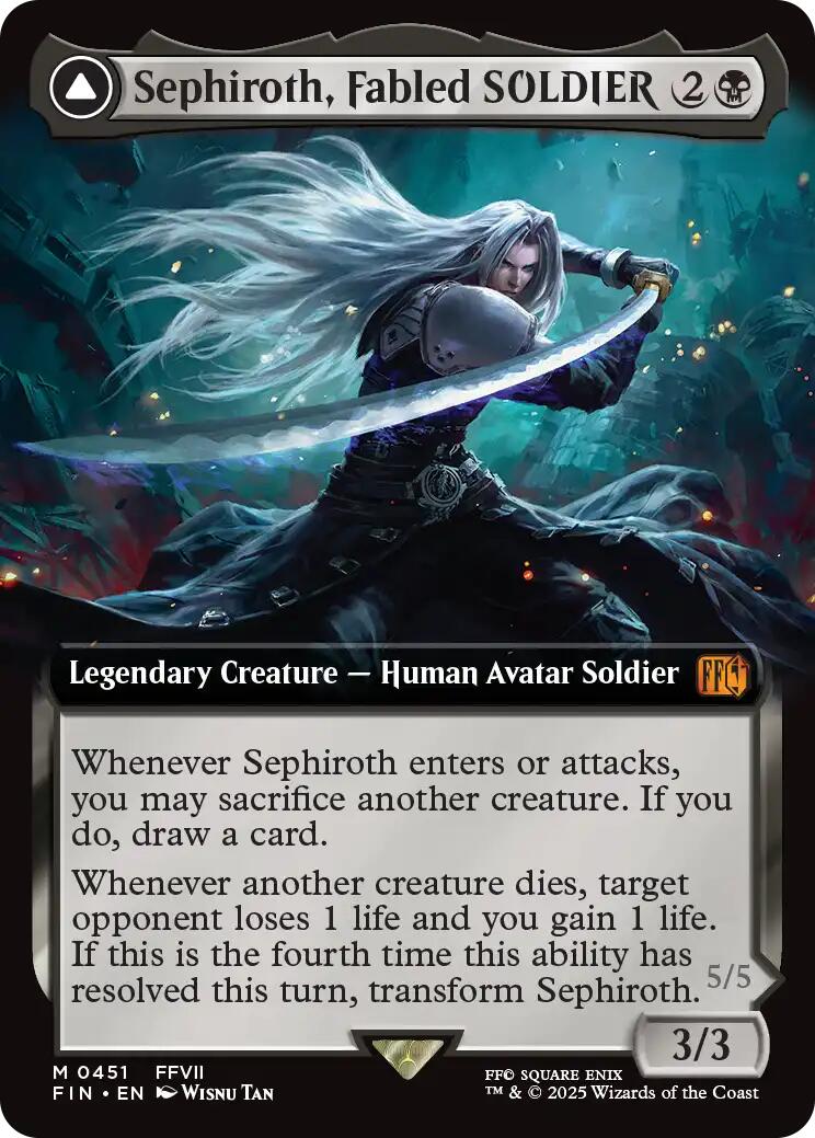 Sephiroth, Fabled SOLDIER (Extended Art) (451) [FINAL FANTASY]