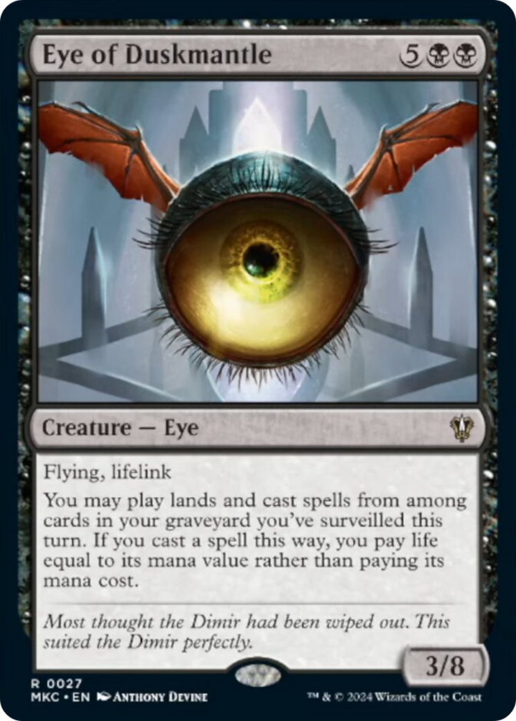 Eye of Duskmantle (27) [Commander: Murders at Karlov Manor]