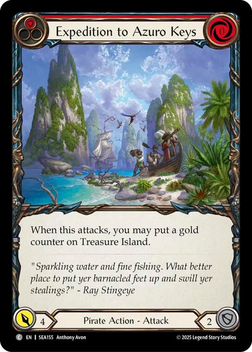 Expedition to Azuro Keys [SEA155] (High Seas)  Rainbow Foil