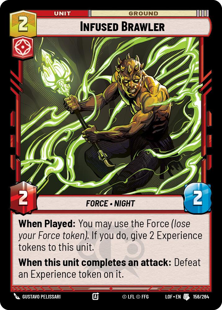 Infused Brawler (156/264) [Legends of the Force]