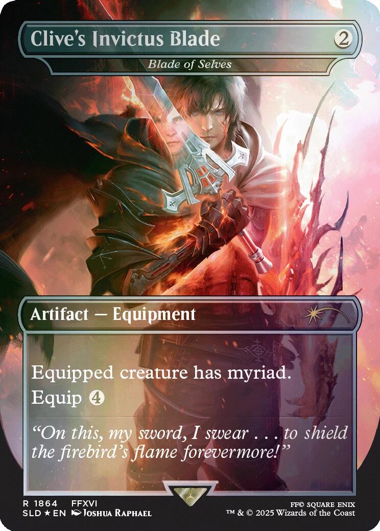 Clive's Invictus Blade - Blade of Selves (Rainbow Foil) (1864) [Secret Lair Drop Series]