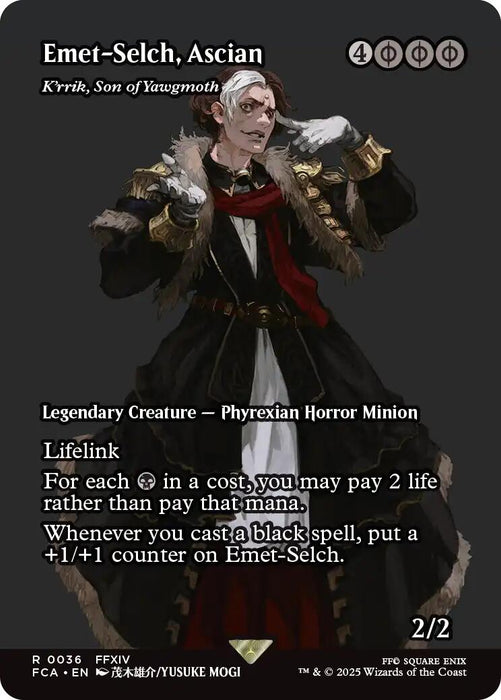 Emet-Selch, Ascian - K'rrik, Son of Yawgmoth (Showcase) [FINAL FANTASY : Through the Ages]