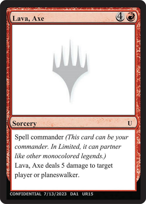 Image for Lava, Axe - Magic: The Gathering