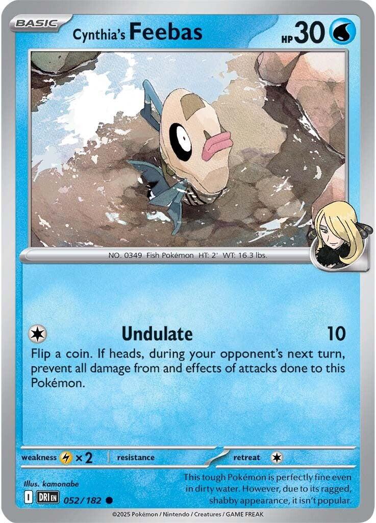 Cynthia's Feebas (052/182) [SV10: Destined Rivals]
