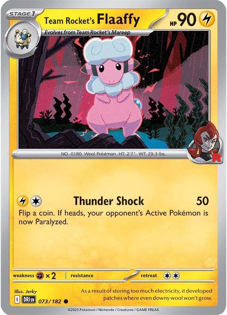 Team Rocket's Flaaffy (073/182) [SV10: Destined Rivals]