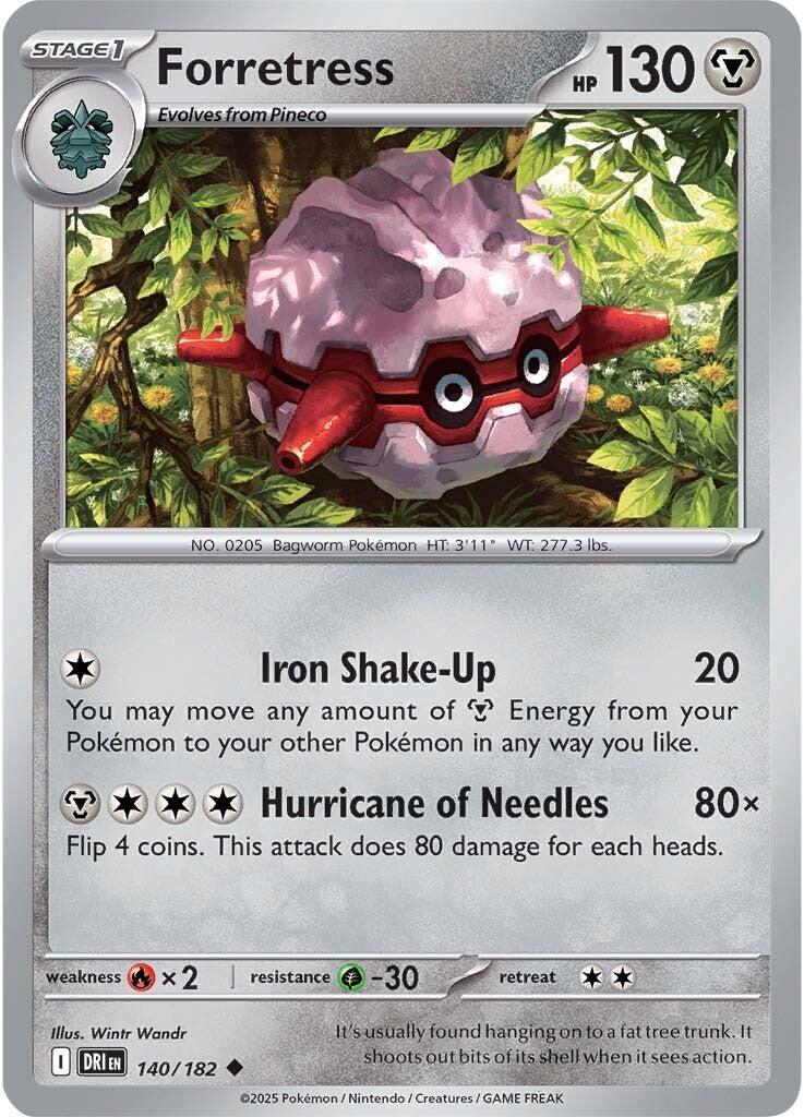 Forretress (140/182) [SV10: Destined Rivals]