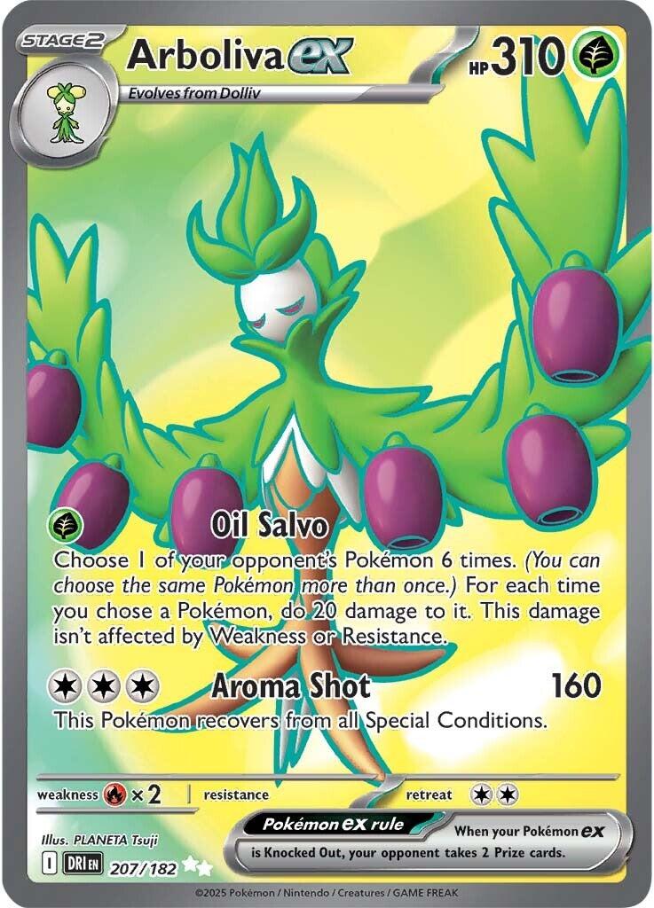 Arboliva ex (207/182) [SV10: Destined Rivals]